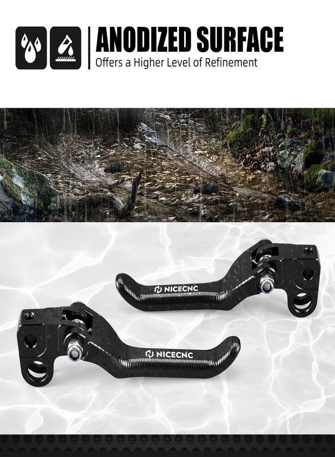 NICECNC Brake Levers Folding Front Rear Brake Levers Compatible with Surron Light bee X/S/ L1E Motorcycle Aluminum CNC Brake Lever Compatible with Segway X160 X260 See Fitment - Image 5